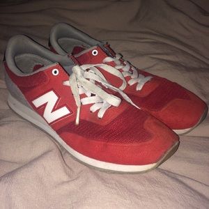 Red Suede New Balances